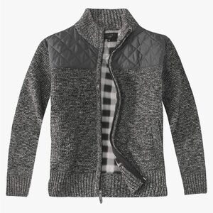 Cardigan Sweater with Fleece Lining